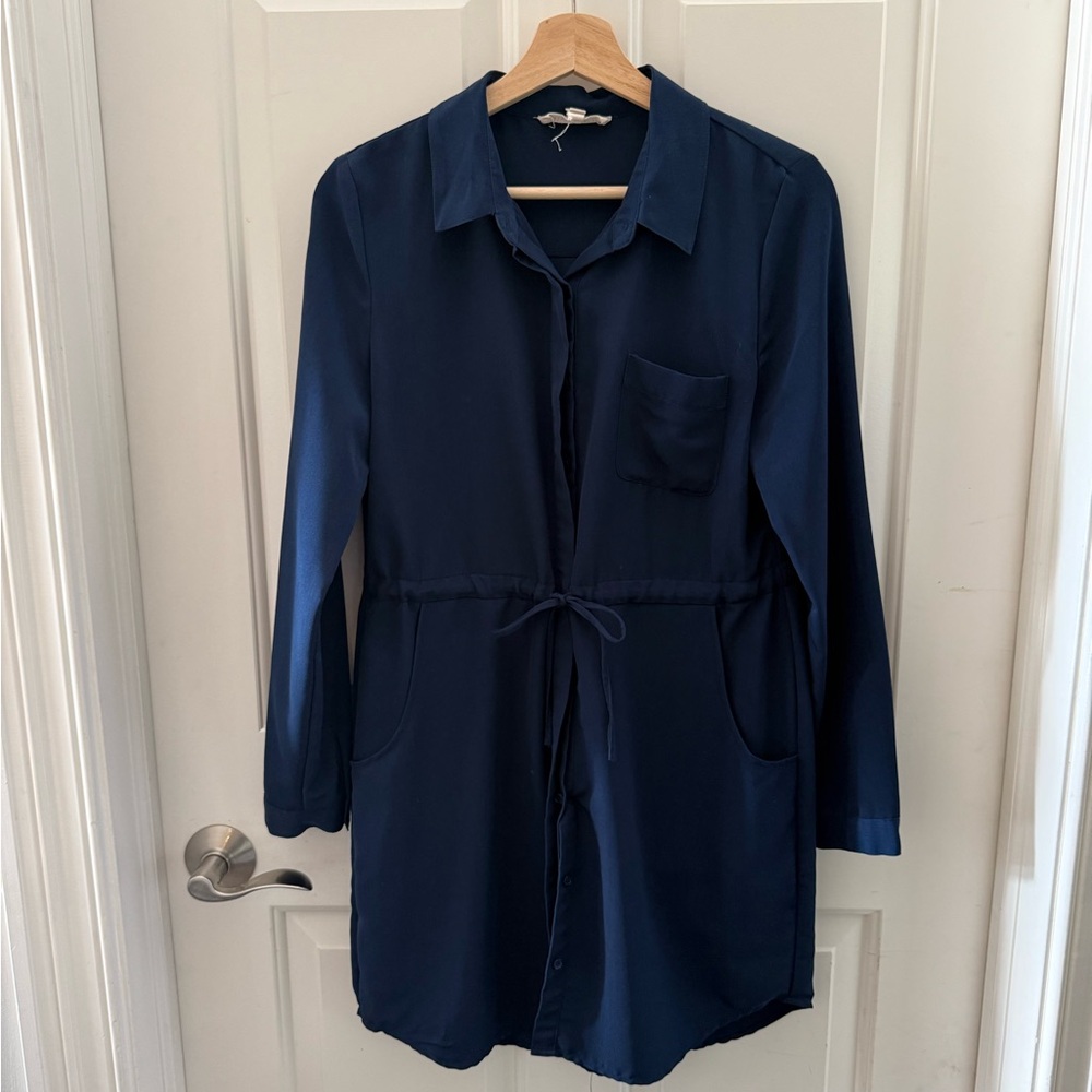 Olive & Oak Dark Blue Shirt Dress